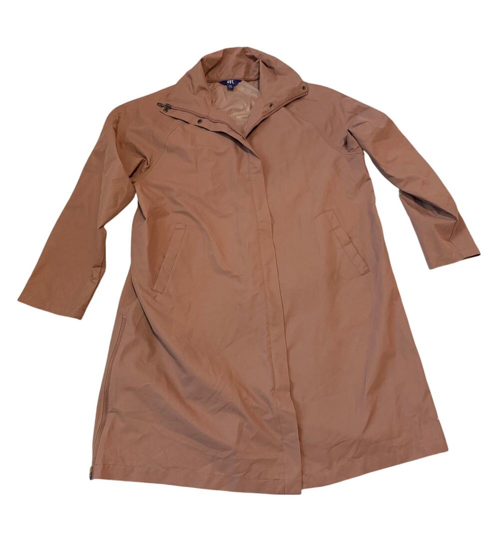 JoyLab Target Pink Water Resistant Trench Rain Jacket Coat Women's Size XXL